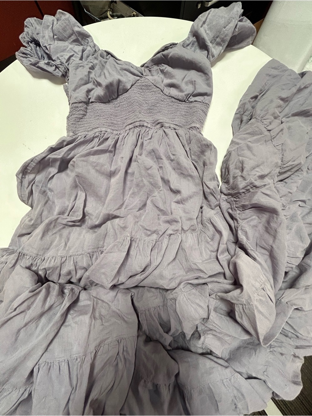 Free People Sun-drenched Maxi dress lavender size Medium